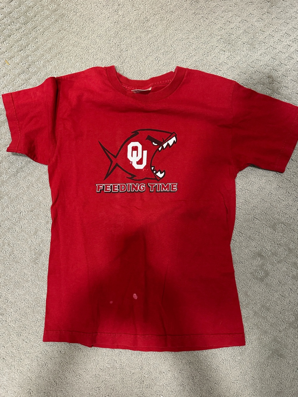 OU Red 'Feeding Time' Kids T-Shirt